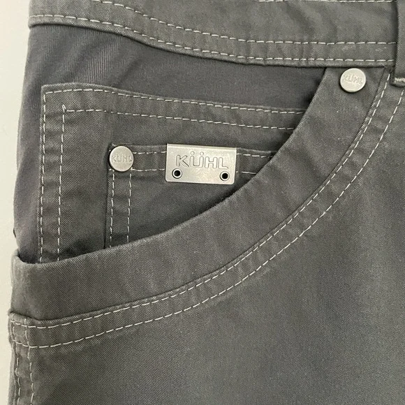 Kuhl Shorts Mens 35 Gray Hiking Trekking Outdoor Lightweight Cargo Gorpcore - Picture 5 of 16